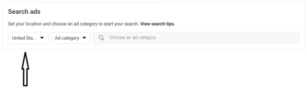Facebook Ads Choose Your Country