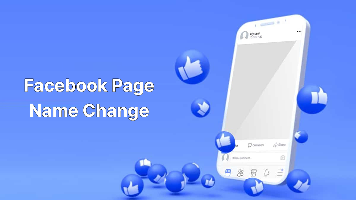 how to change facebook page name