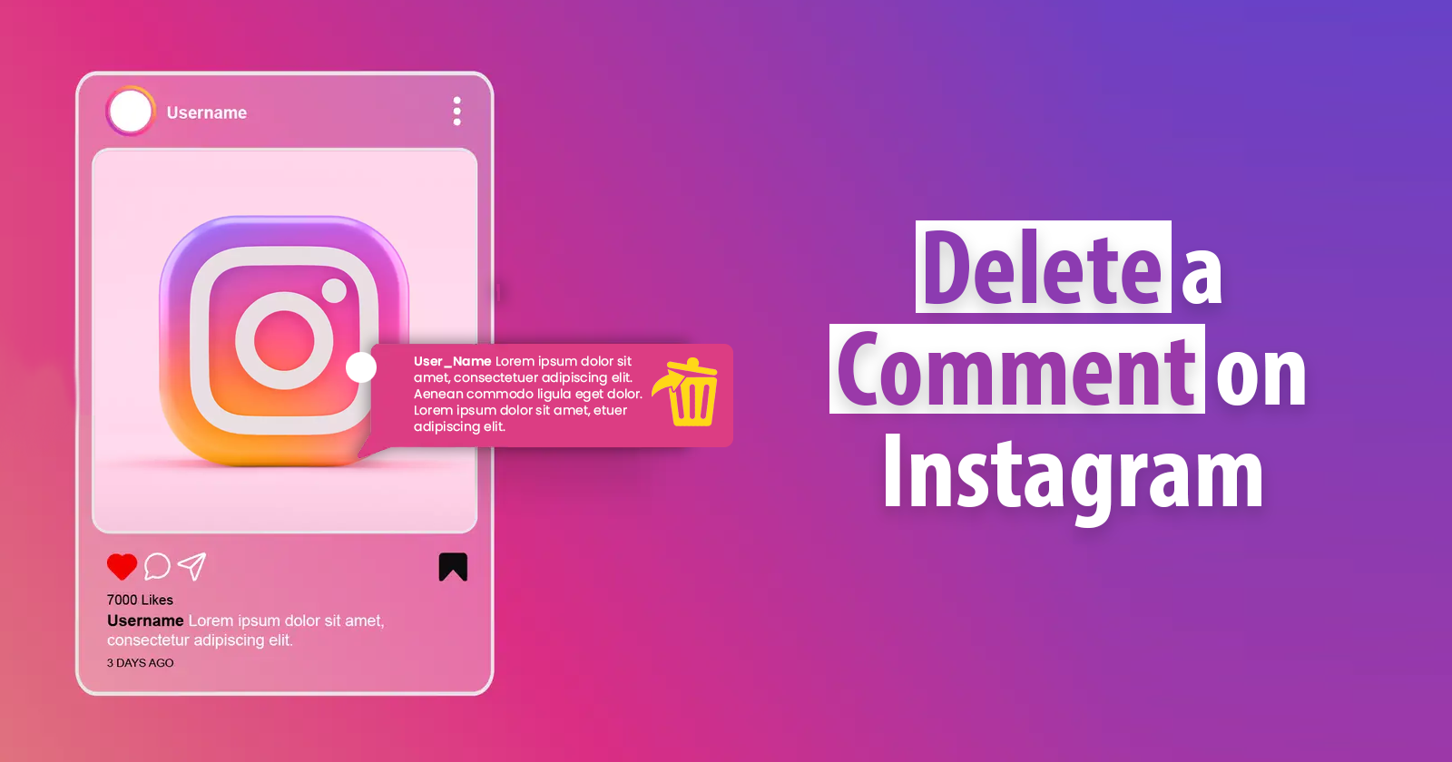 How to Delete a Comment on Instagram