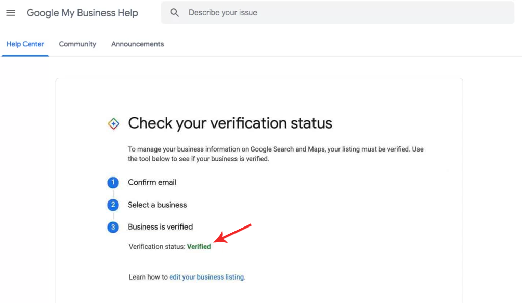 Verification Status